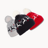 Unisex Christmas Hat Winter Knitted (White, Blue, Red)